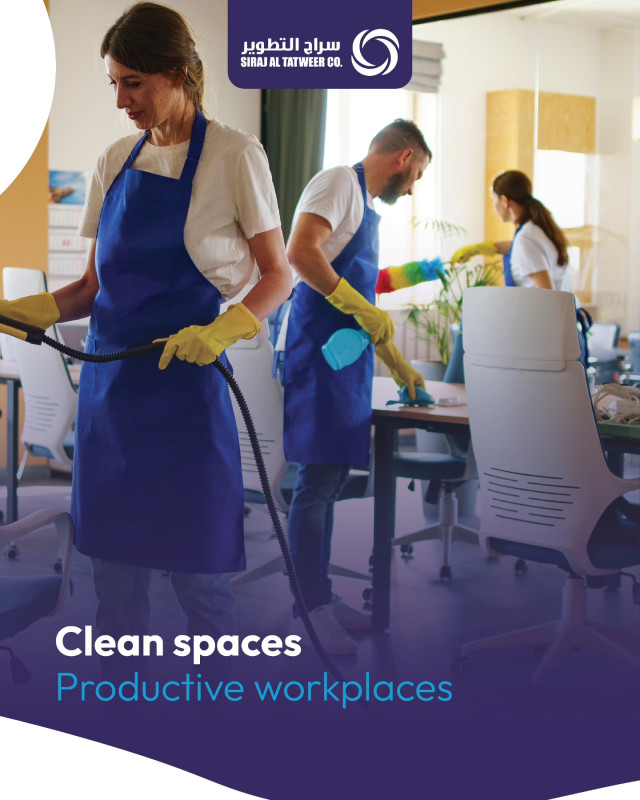 الدقة، النظافة، التميز. في سراج التطوير، نقدم حلول تنظيف متطورة للمساحات التي تتطلب أعلى المعايير—لأن كل تفصيلة تصنع الفرق.