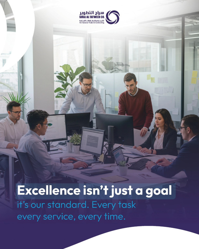 التميز يكمن في التفاصيل. من التموين إلى اللوجستيات، نرتقي بالخدمات لنقدم تجربة تفوق التوقعات. لأن الدقة والالتزام يصنعان النجاح.