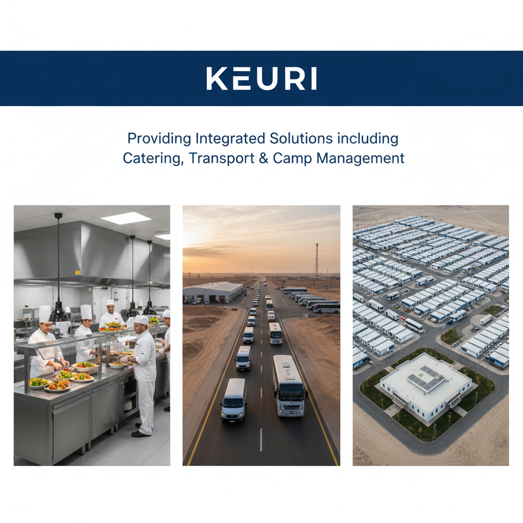 KEURI – تقديم حلول متكاملة تشمل التموين، النقل، وإدارة المخيمات